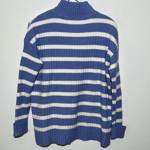 LOFT Striped Ribbed Sweater - Picture 3 of 5